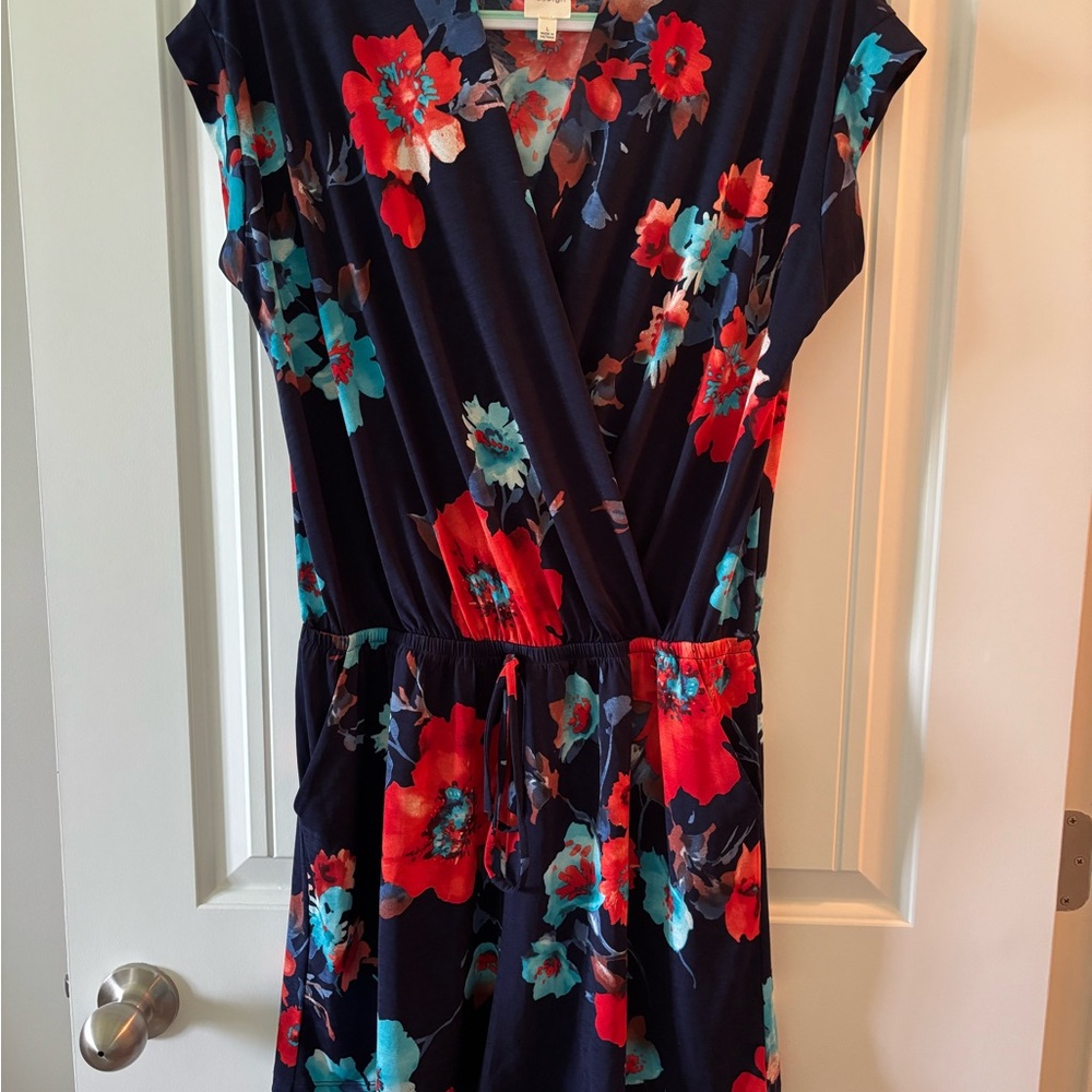 Kaleigh Floral Romper with Vibrant Patterns - Picture 2 of 7
